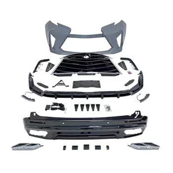 Front Rear Bumper Assembly Grille For 2021 2022 2023 Sienna Upgrade Thunder Style Body Kit With Daytime Running Light Strip