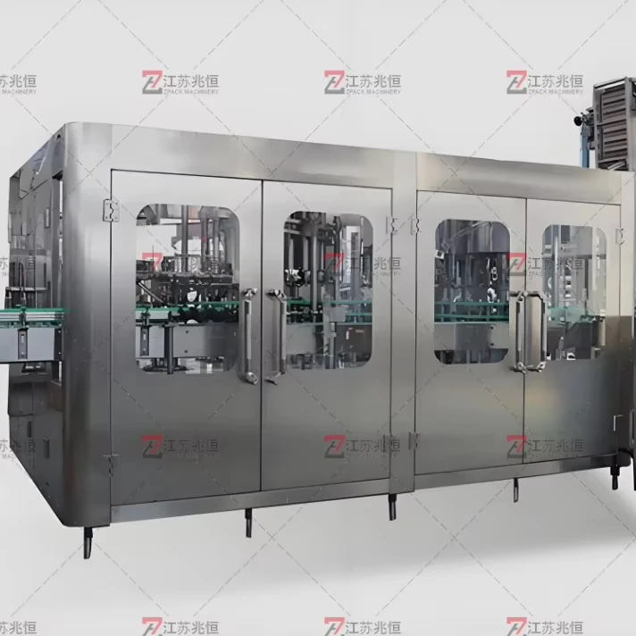 300CPM Automatic Carbonated Soft Drinks Aluminum  Isobaric Can Filling Machine