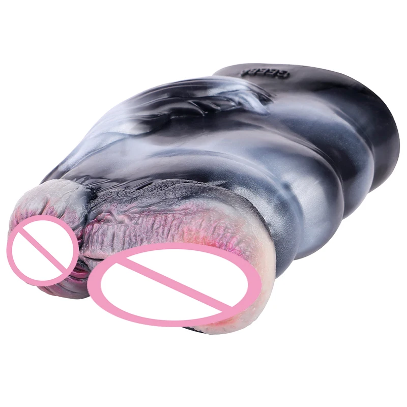 xial-double hole masturbation cup Double Head Manual Squeeze Male Masturbation Cup – ZhenDuo Sex Shop main image 0
