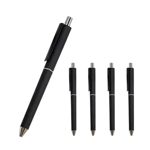 Multi-color Press Plastic Ballpoint Pen Refill Ink Blue Black Bulk Wholesale Custom Print Logo for Teacher Office Stationery