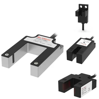 LANBAO  U shape PU05 Series Slot Photoelectric Beam Sensor For Small Space