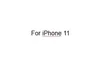 For iPhone 11