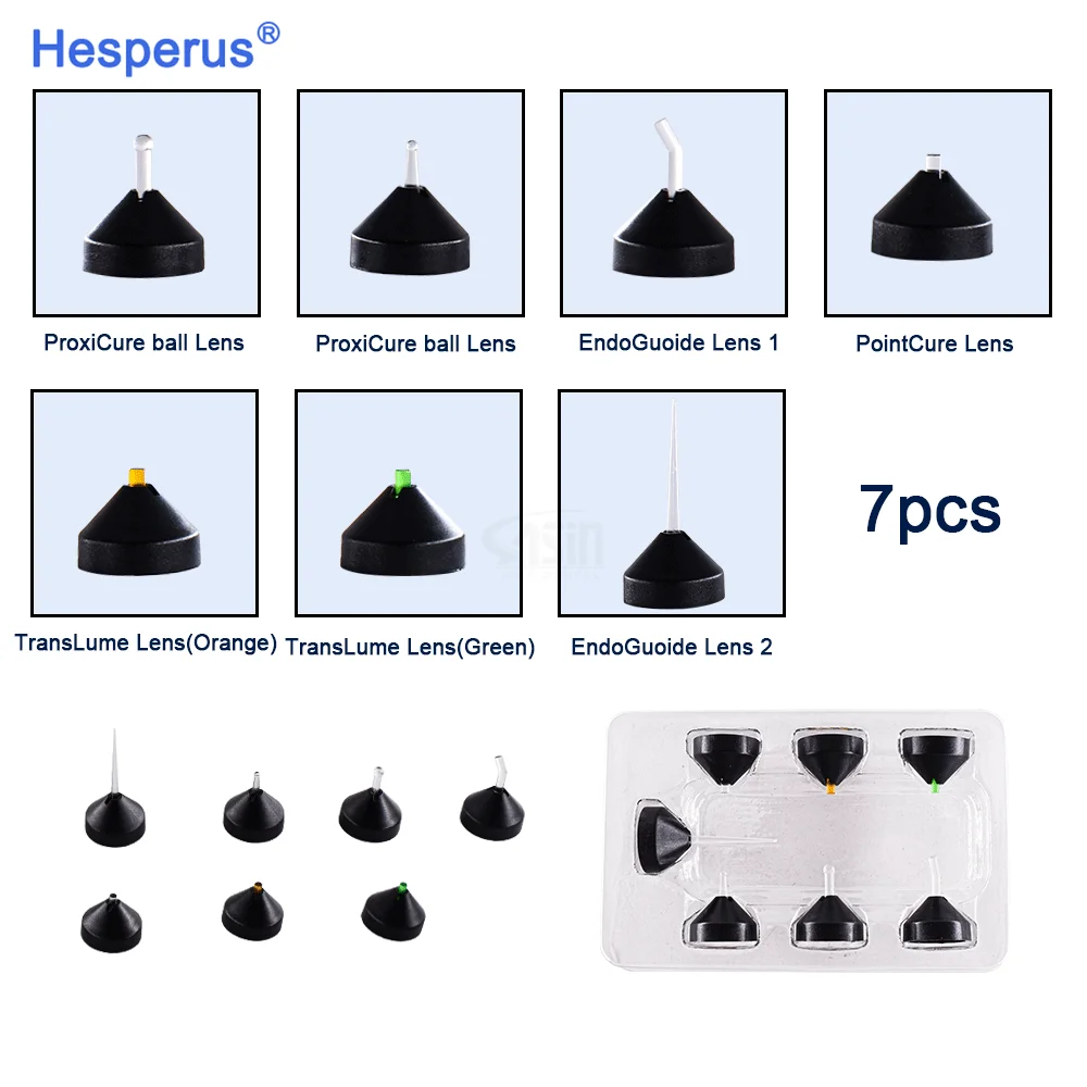 Multifunctional Curing Head Dental Wireless LED 1 Second Light Cure With 7 Tips Dentist Tools Equipment Resin Light Curing