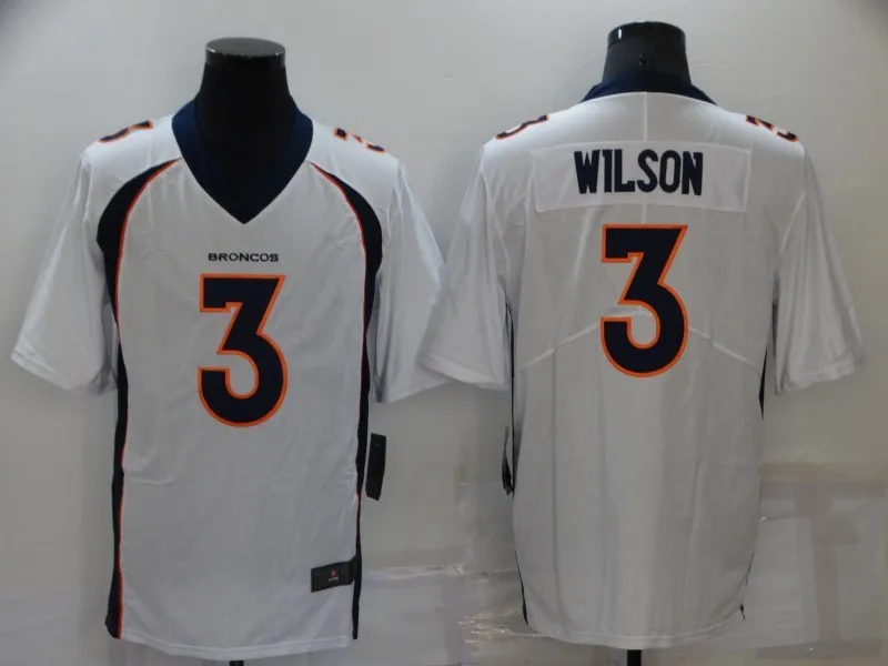 Source 2022 New Stitched American Football Jersey Denver Bronco #3 Russell  Wilson Vapor Limited Jersey American football uniform on m.