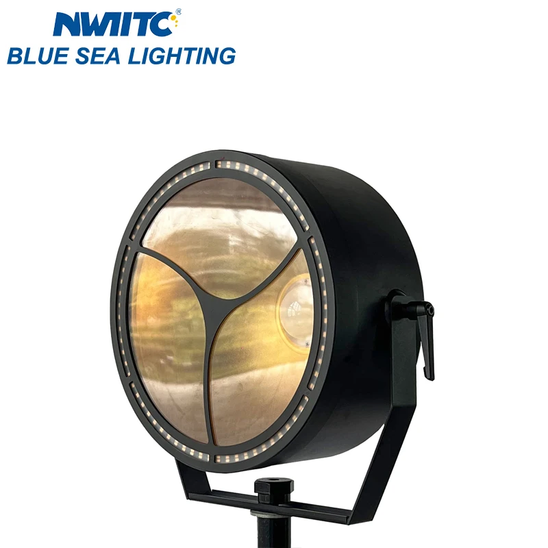 200W Retro LED Moving Stage Lights Warm White Emission with Colorful Backlight and Variety of Colors
