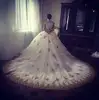 White dress with gold lace