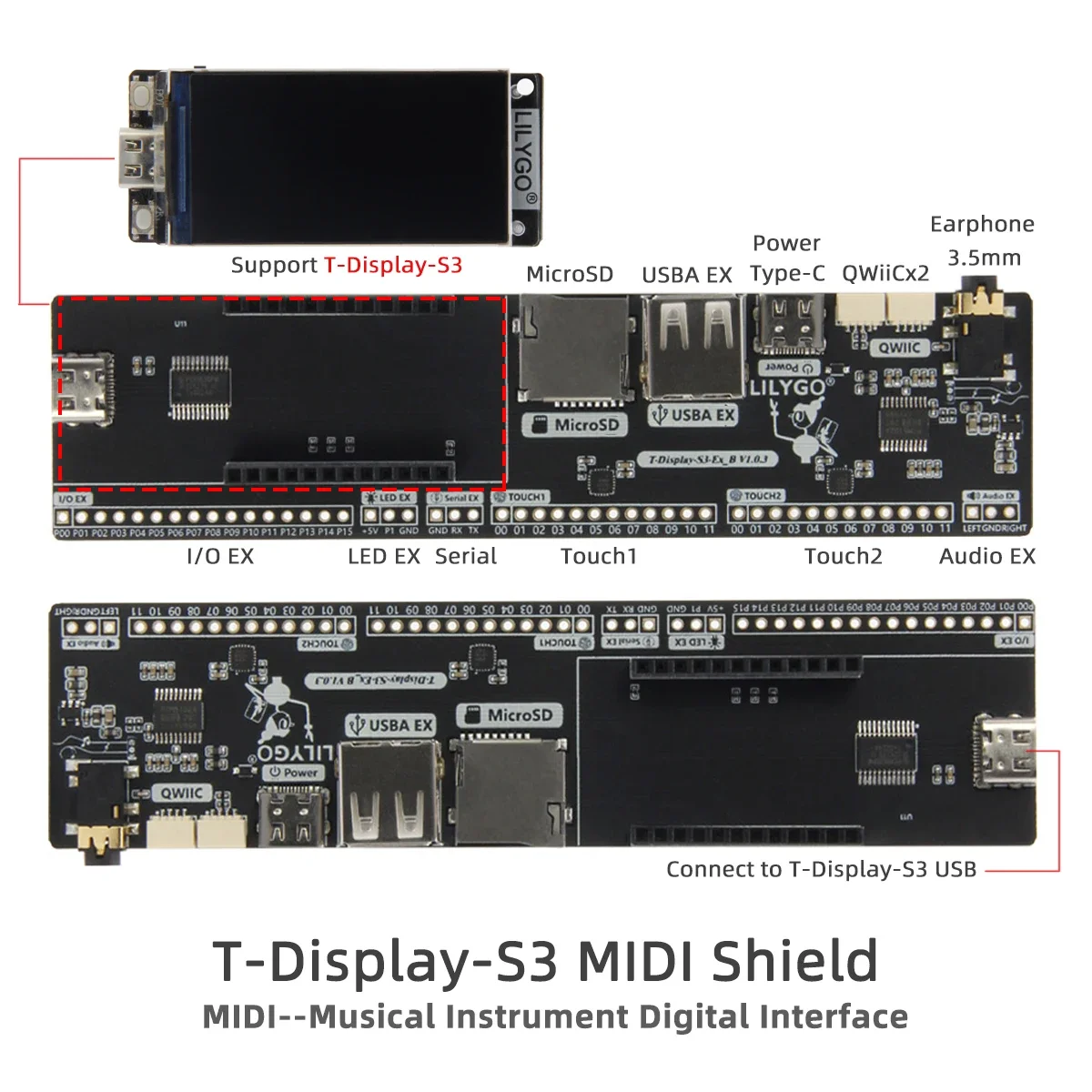 TTGO T-Display-S3 ESP32-S3 1.9 inch ST7789 LCD Display Development ...