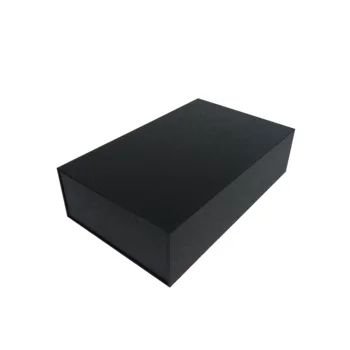 Custom rectangular magnetic clamshell book gift box makeup health products tea packaging box printing