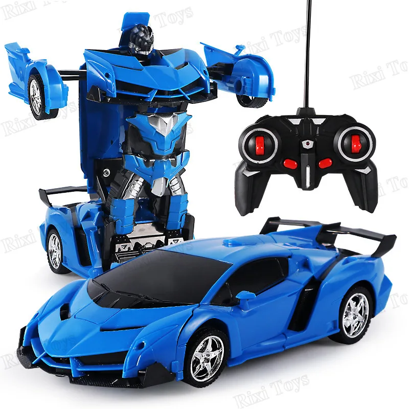 Blue Lamborghini Remote Control Car New Robot Car Toy