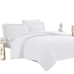 300 Thread Count 100% Cotton Flanged Bedding Set 4 Piece Hotel Collection Soft Breathable Elegant Design