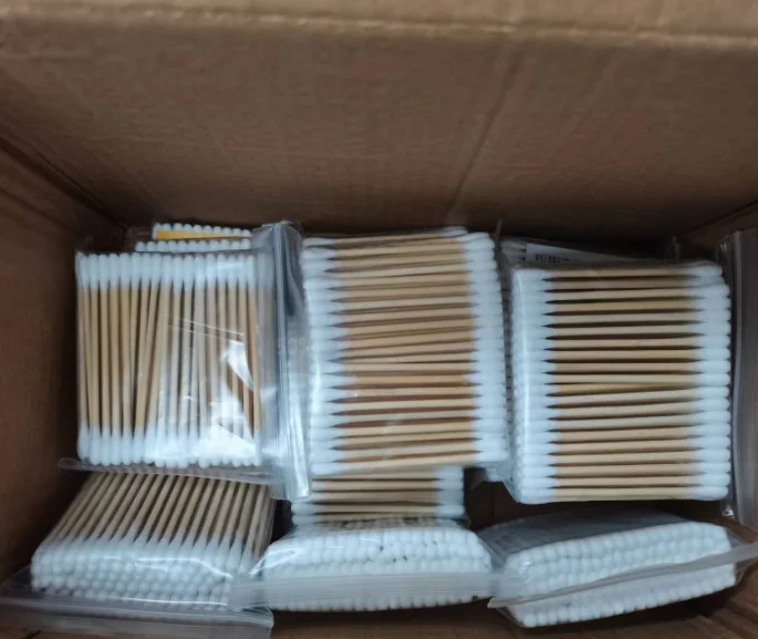 Applicator Cotton Swab Buds Soft Cotton Balls Double Cotton Tip With