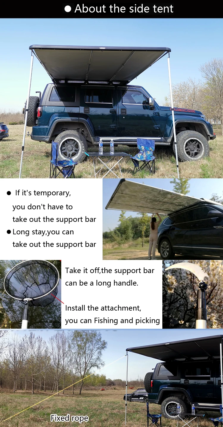 High Quality 4x4 Roof Rack Tent Camping Truck Camper Top Tent Hard