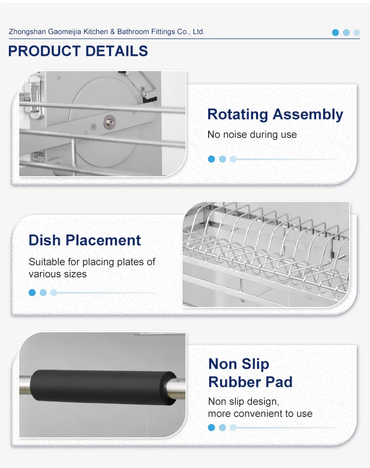 Modular Modern Kitchen Accessories Stainless Steel With Chrome