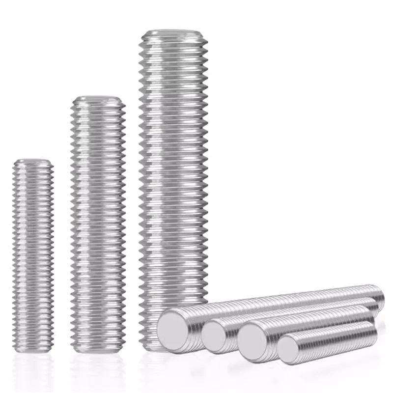 Barre Filettate In Alluminio GWR Fasteners - Diametri 4, 5, 6, 8, 10, 12 Mm - Con O Senza Dadi E Rondelle