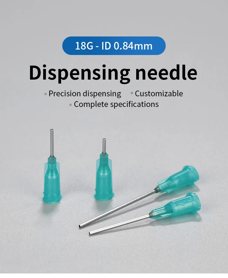 Customized Green18g Different Length Plastics Dispensing Needle Buy