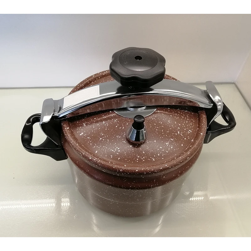 Скороварка во французском стиле с мраморным покрытием, скороварка из алюминиевого сплава