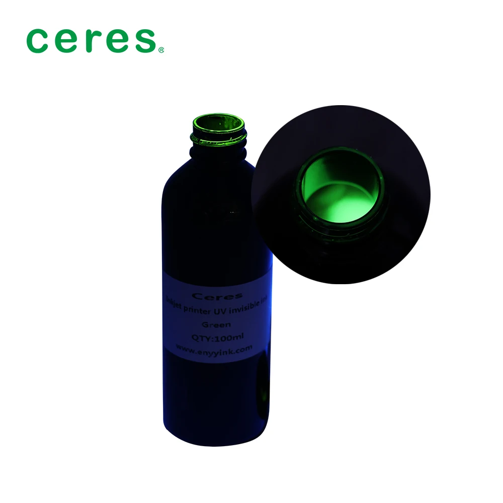 UV Invisible Ink for Inkjet Printers - Blue, Green, Yellow, Red