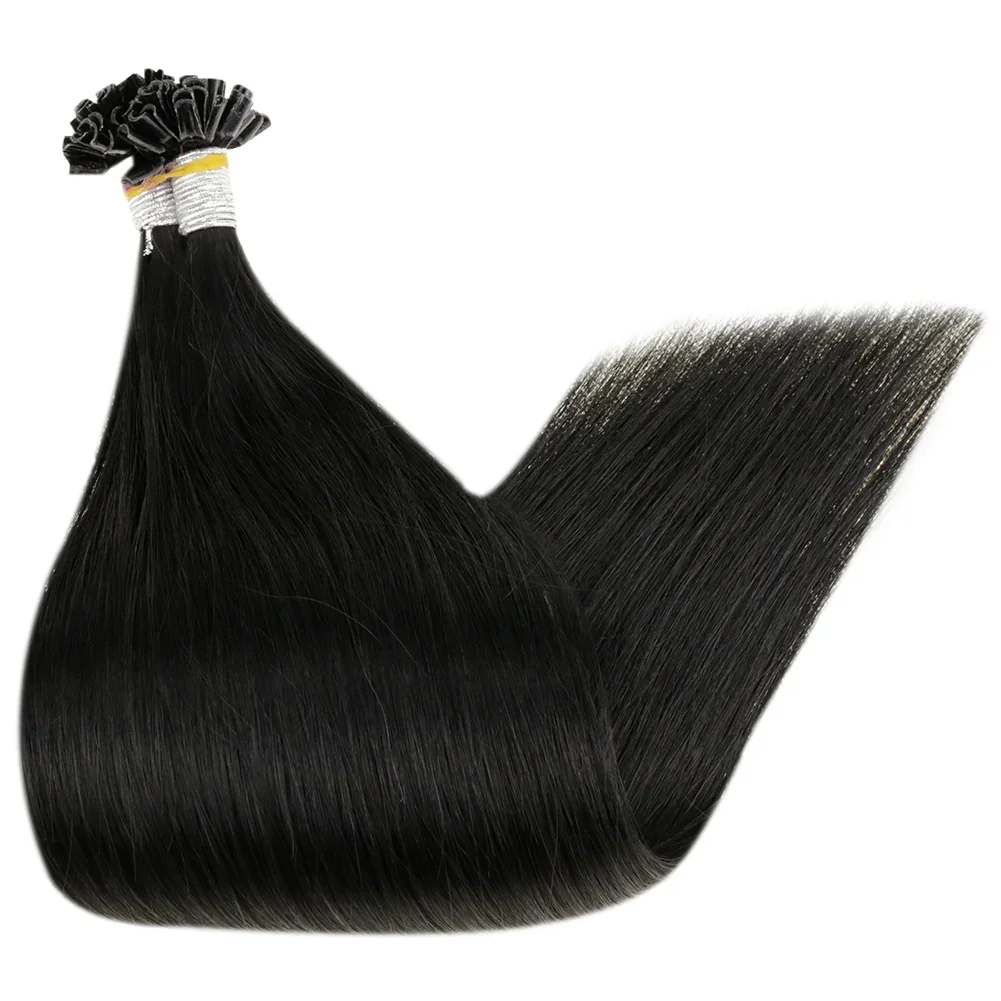 Laavoo Human Hair Extensions Remy U-tip Pre-bonded Human Hair_voghion.com