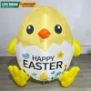 4FT Gonflable Oeuf De Poussin De Pâques Casser