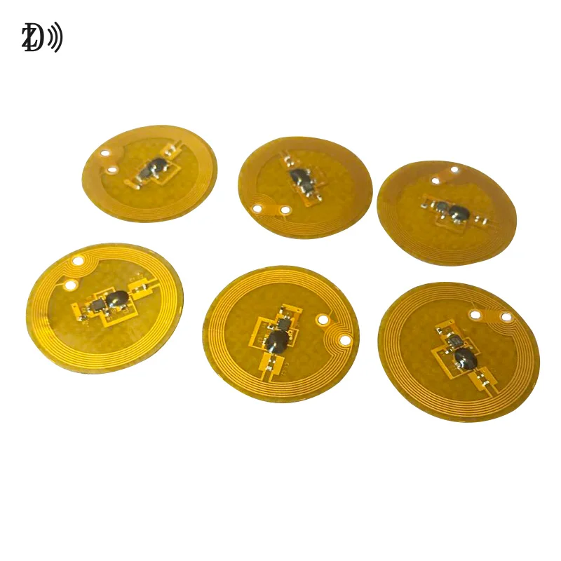 Flexible RFID Temperature Tag NFC FM11NT083C 30MM Temperature Detection NFC Tag