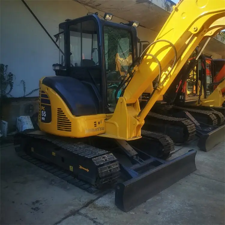 Second Hand Construction Equipment Komatsu 55 Crawler Excavator Machine ...