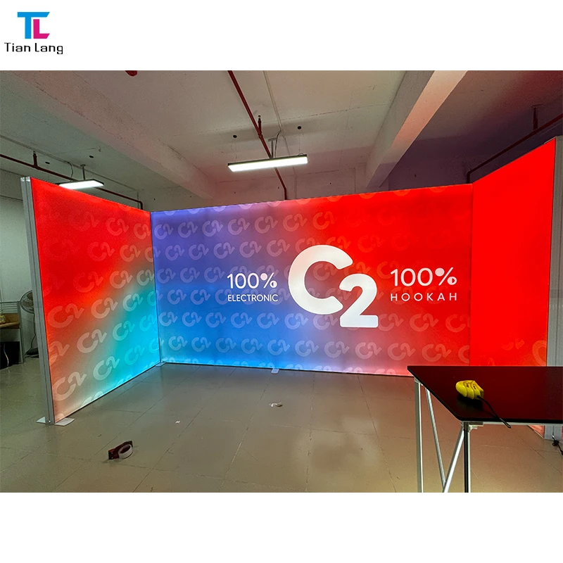 TianLang Agent Wanted Lightbox Advertising Led Display Light Box Booth With Storage Room and Tv Led Light Box Poster Frames