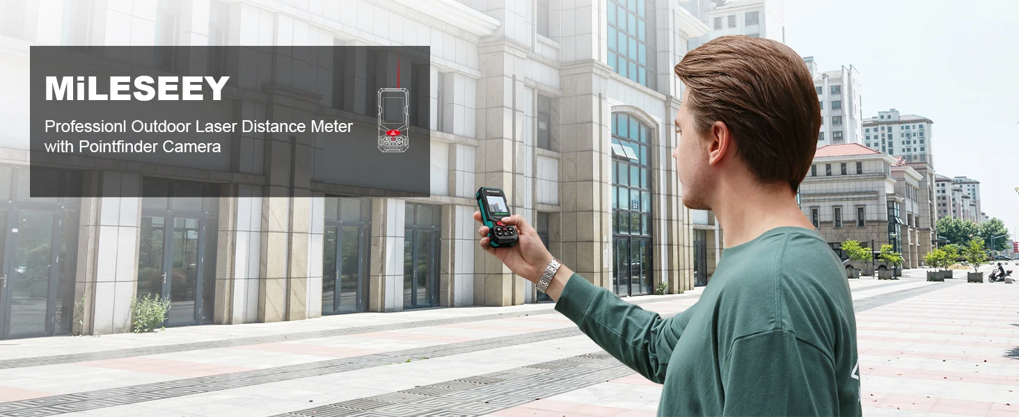 Mileseey S7 Laser Distance Meter - Precision Outdoor Measurement