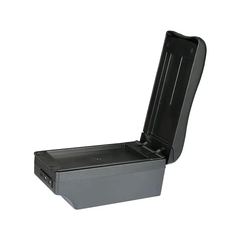 product universal armrest box console refitting car accessories car double layer telescopic 7 usb-5