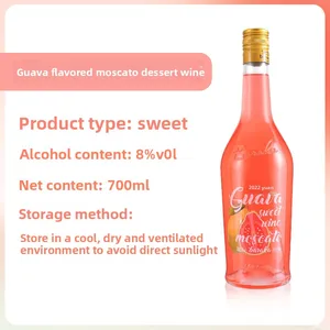 Factory Direct Supply Bulk Wholesale 700mL 8% ABV Guava Liqueur | Premium Fruit Liqueur for B2B & Cross-Border Trade