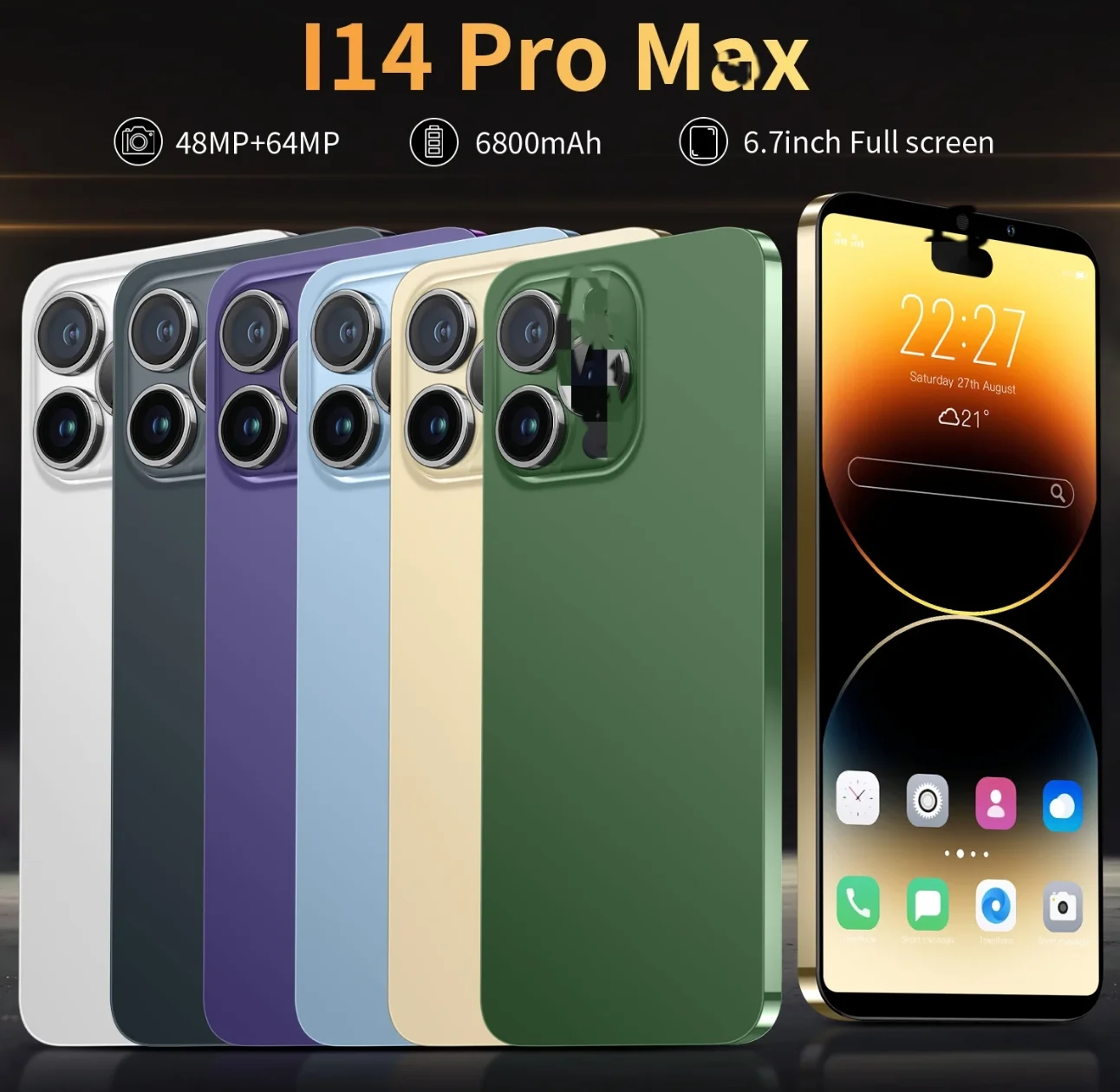 2024 Most Popular Mobile Phone,I14 Pro Max16 + 1 Tb Game Smartphone 5g ...