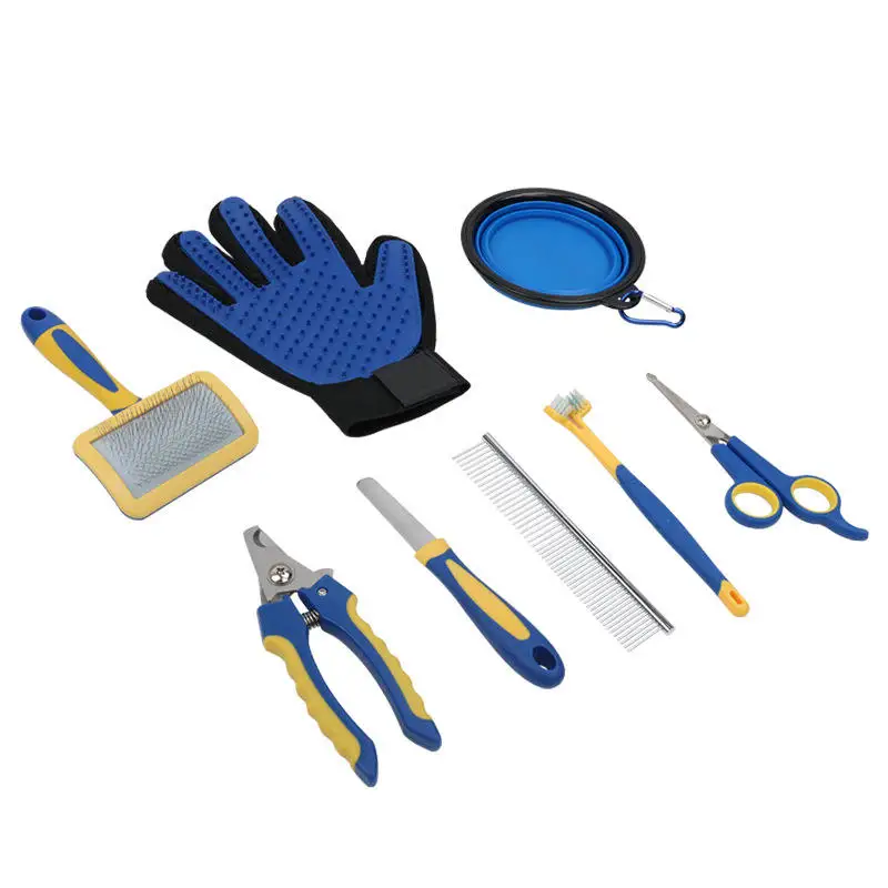 Professional Multi Function 8 In 1 Grooming Kit Cat Grooming Tool Kit