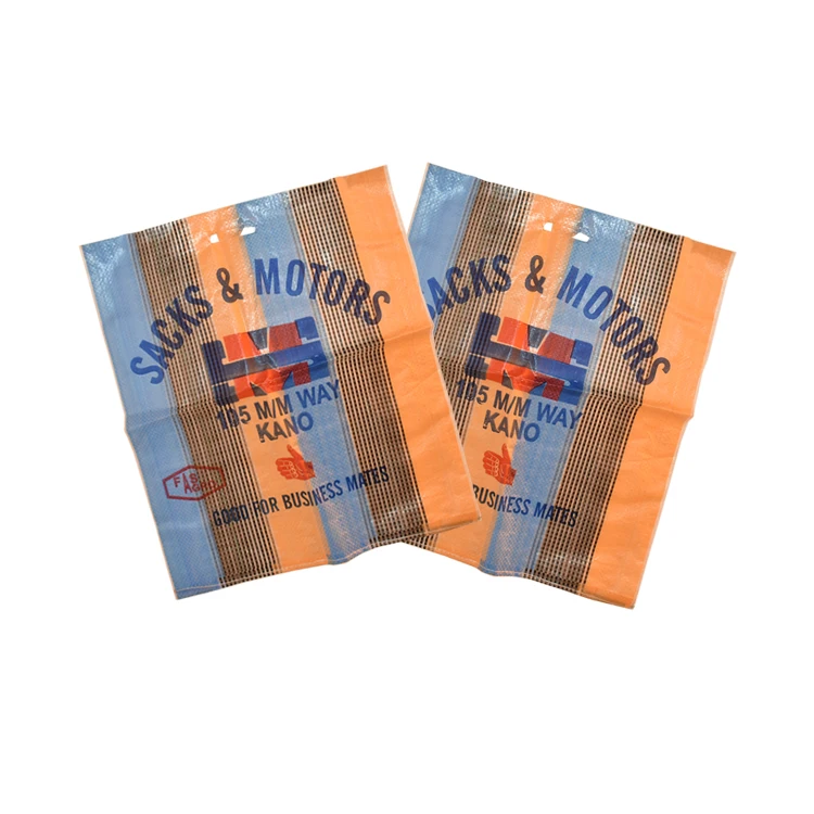 African Style Printing Logo Label China Polypropylene Shopping Laminated Pp Woven Zipper Bags
