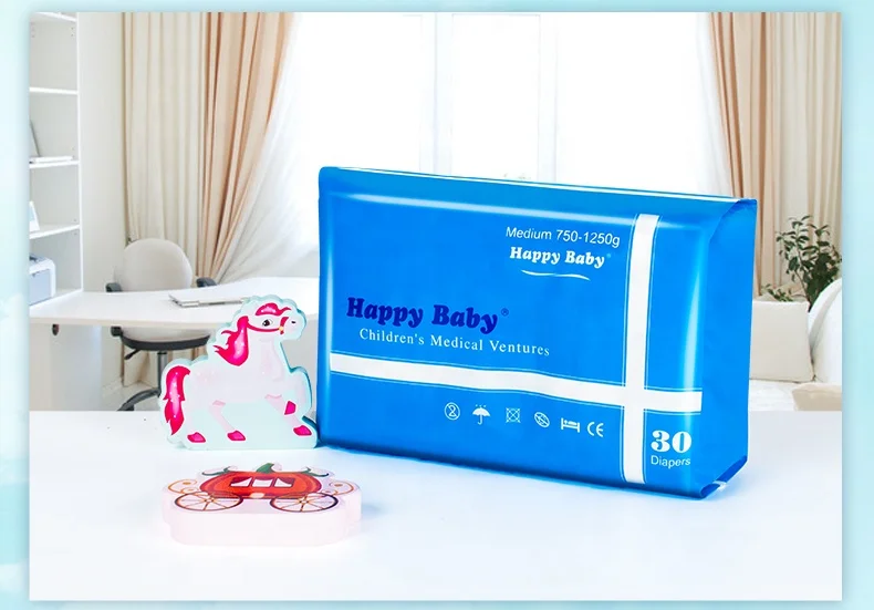 Soft And Dry Organic Baby Disposable Diapers Generic Premature Baby