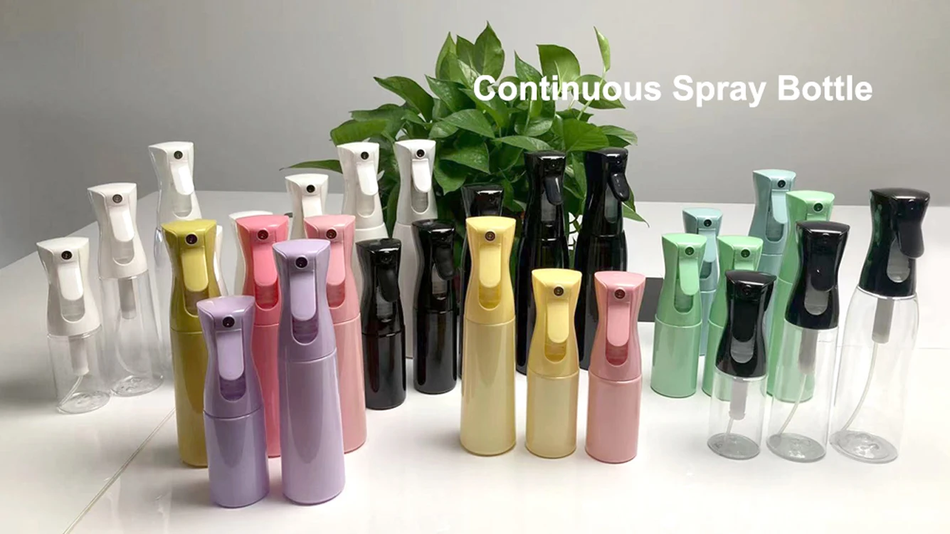 New Design Fine Mist Sprayer 200ml 300 Ml 500ml Plastic Pet Reusable Alcohol Salon Continous