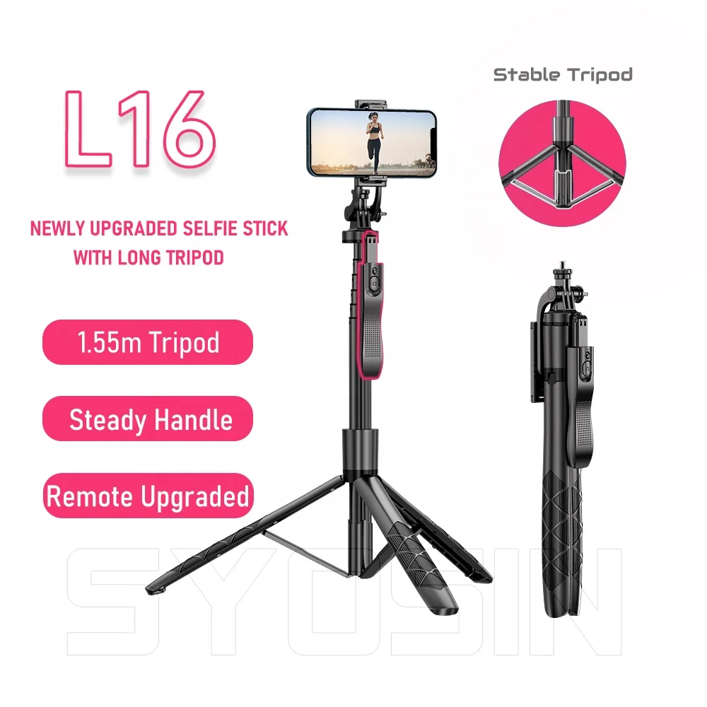 SYOSIN L16 Selfie Stick Tripod Long Wireless
