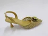 gold shoes