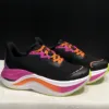 Black, purple, orange