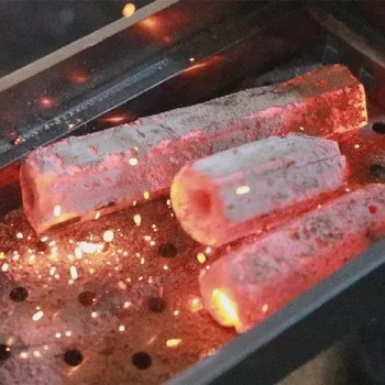 TC lange brennzeit bambus grillkohle geruchslos geruchlos weniger asche  verbrennung 46 stunden heizung