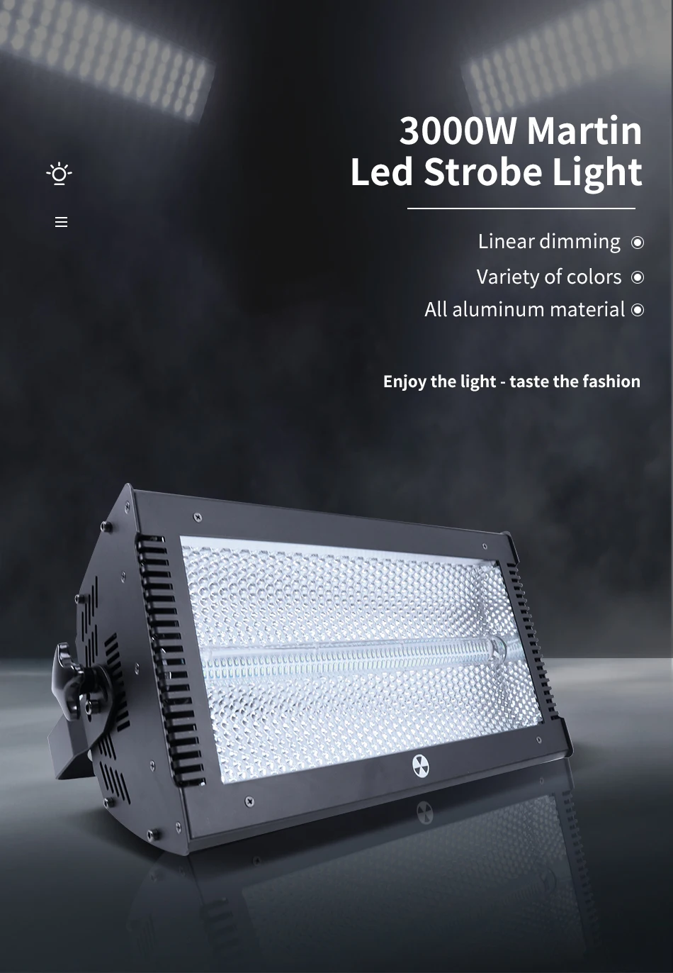 Stage Lighting Equipment 3000w Led Strobe Stage Light Dmx 64x 0.6w Rgb