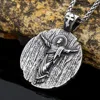 Pendentif couleur acier