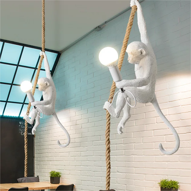 Monkey Clothing Shop Pendant Lamp Italian Living Room Background Wall