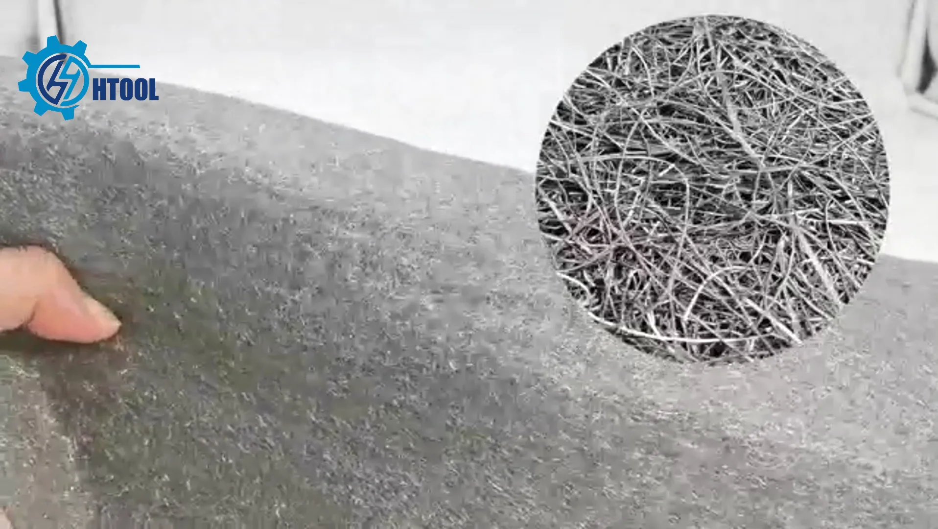 Htool Factory Price 17inch 12pcs/pack Steel Wool Polishing Pad Hand