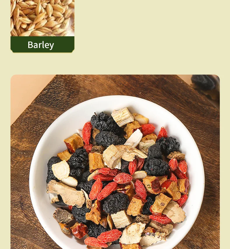 Natural Herbs Men's Vitality Energy Tea Enhanced Sexual Vitality Maca Ginseng Ten Treasure Kidney Tea