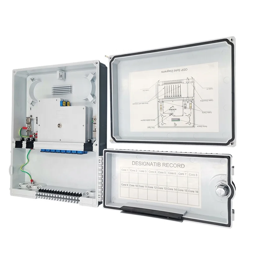 Ftth 1X8 Plc Splitter Solid Odp Optical Distribution Point