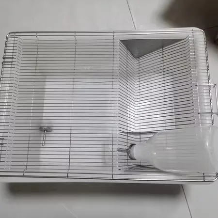 SS4 Laboratory Mouse Cages with Drinking Bottle for Animal Care