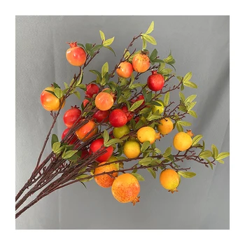 7 fruit pomegranates  artificial fruit decoration mariage for home decor