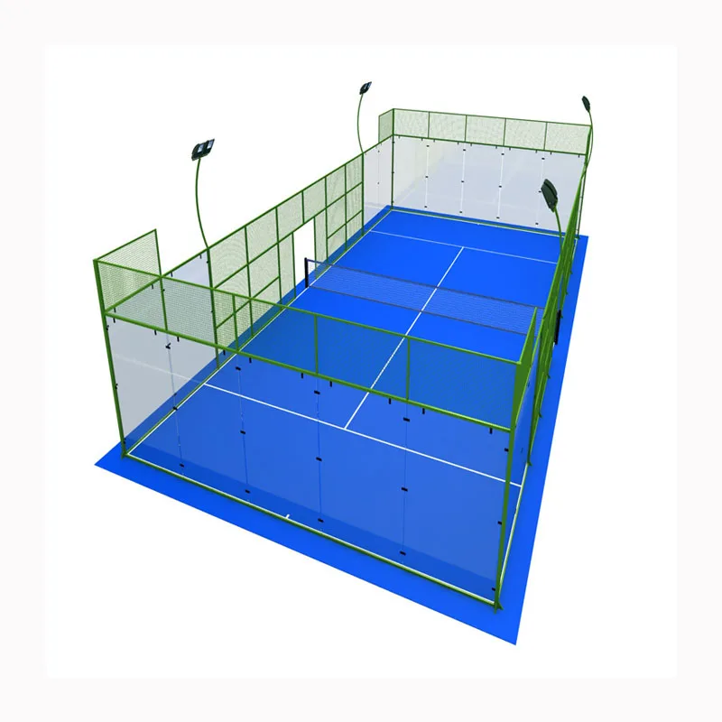 Υψηλής ποιότητας πανοραμικό γήπεδο padel τεχνητό γρασίδι γήπεδο τένις padel χλοοτάπητα τιμή εργοστασίου