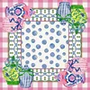 Noise Reduction Shock Absorbent Pink Plaid Blue Polka Dot