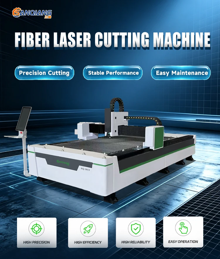 3015 1500W Fiber Laser Cutting Machine with Empower Head for Metal Stainless Steel Carbon Steel
