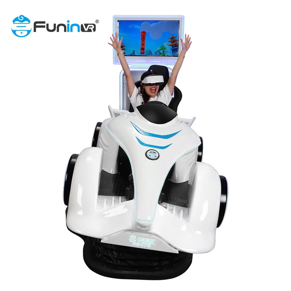 Two Player VR Karting Racing Virtual Reality Game for Kids in Game Center